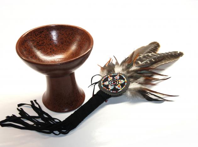 Freya Räucherkelch braun - D14x15cm