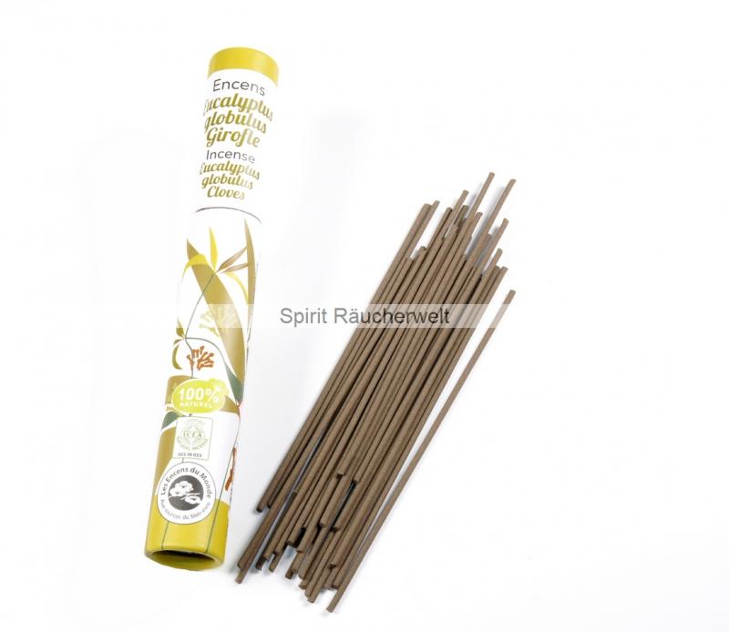 Eukalyptus | pflanzliche 100% naturreine  Aromandise Räucherstäbchen - 30 Sticks