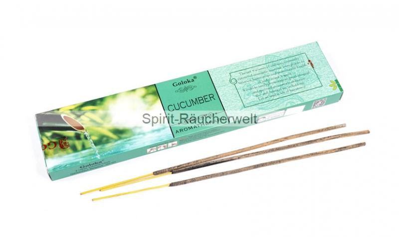 Cucumber Aromatherapie Räucherstäbchen Goloka