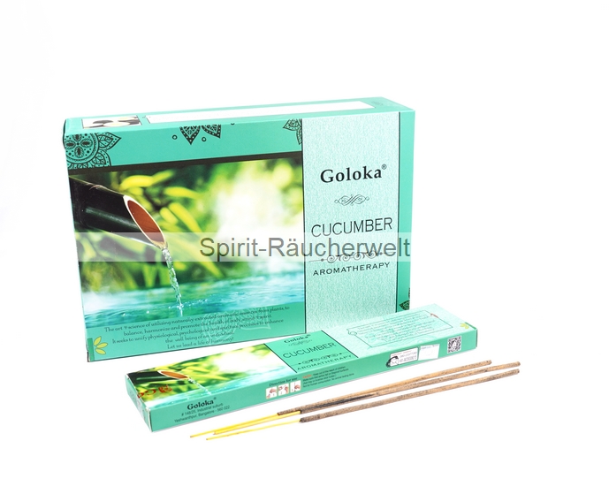Cucumber Aromatherapie Räucherstäbchen Goloka