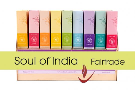 Soul of India Räucherstäbchen fairtrade